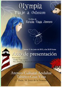 Cartel de la presentación.