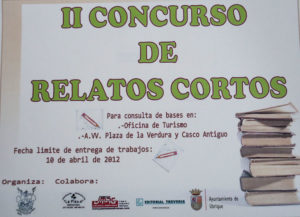 Cartel anunciador del II Concurso de Relatos Cortos.