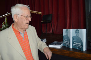 José Troya González, en la Casa de la Cultura de Olvera.