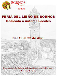 Cartel de la Feria del Libro de Bornos.