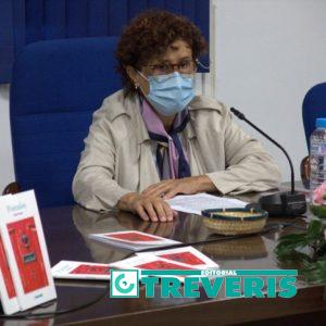 Antonia Toscano, en la presentación de su libro.