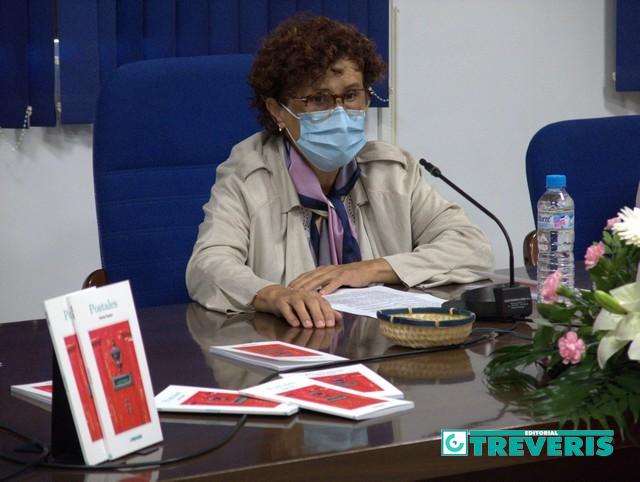 Antonia Toscano, en la presentación de su libro.