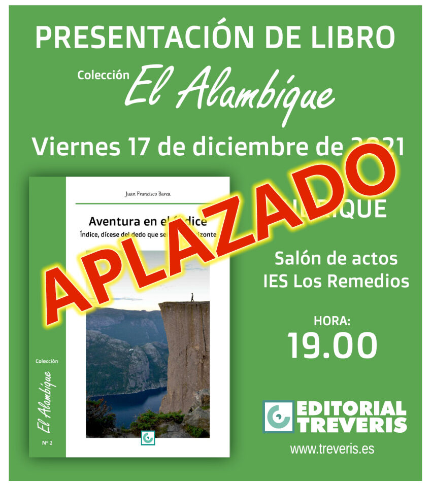 Evento aplazado.