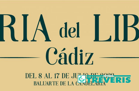 Anuncio de la Feria del Libro de Cádiz.