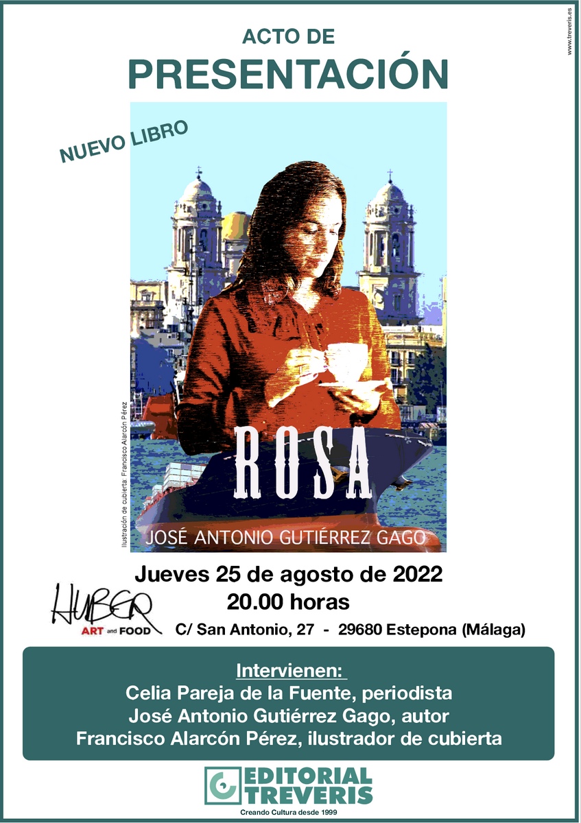 Cartel de la presentación del libro.