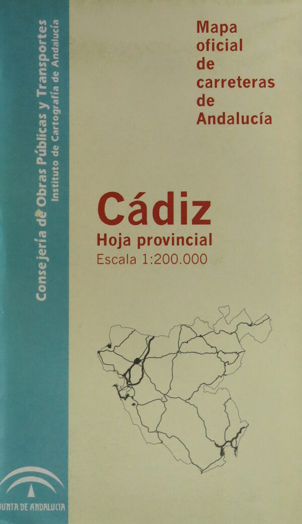 Mapa oficial de carreteras de Andalucía. Cádiz