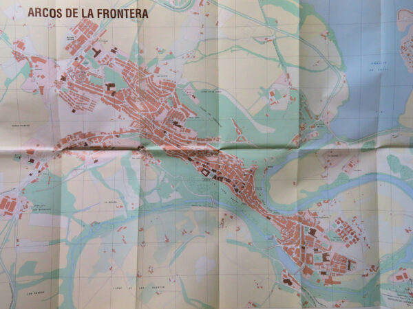 Plano urbano de Arcos de la Frontera