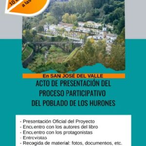 Cartel de la convocatoria del acto en San José del Valle.
