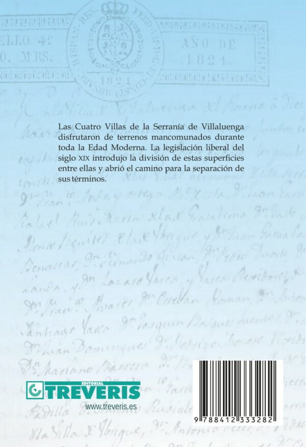 Liberalismo y división del patrimonio mancomunado de la Serranía de Villaluenga en el siglo XIX