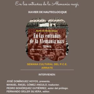 Cartel de la presentación.