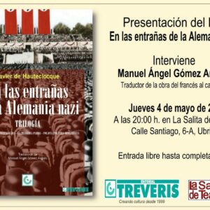 Cartel de la presentación.