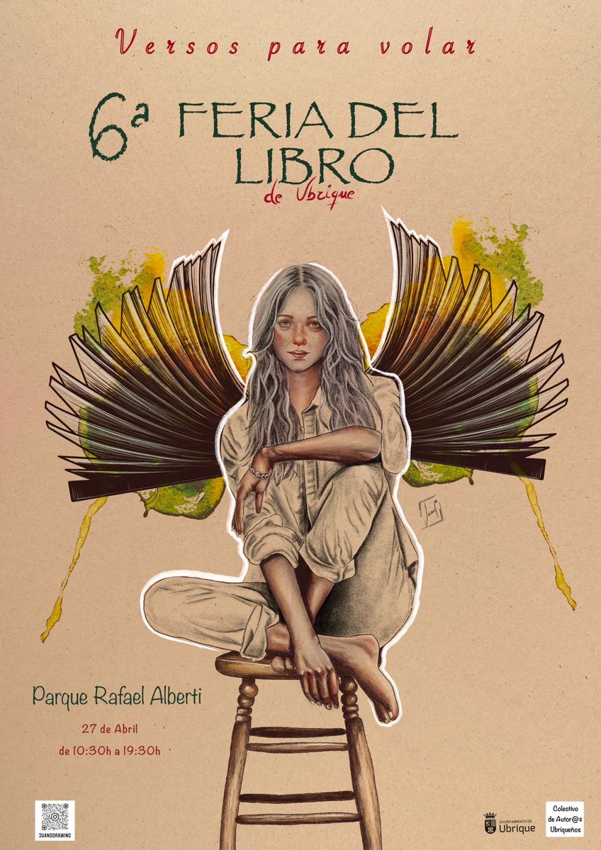Cartel de la Feria del Libro, obra de Juande Molina.